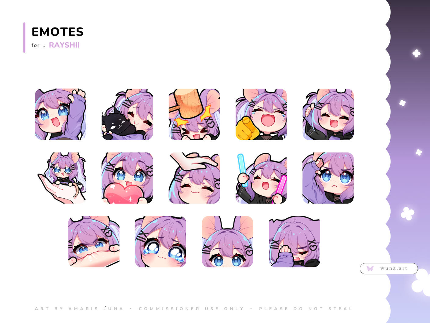 Emotes for Rayshii